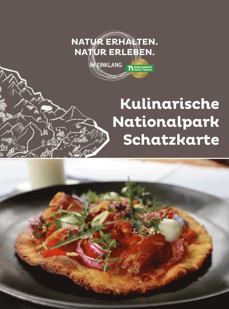 Kulinarische Nationalpark Schatzkarte