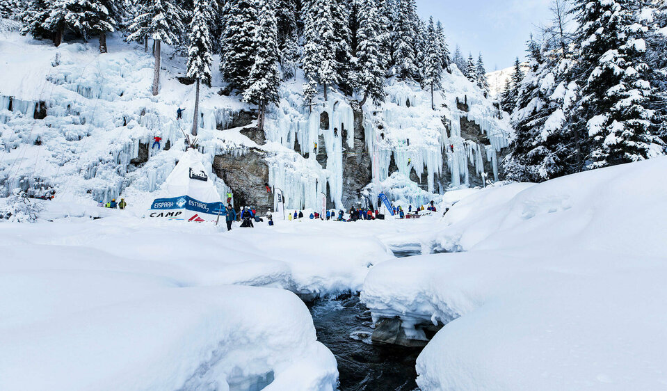 Der Eispark Osttirol im Tauerntal - die perfekte Location für das Eiskletterfestival