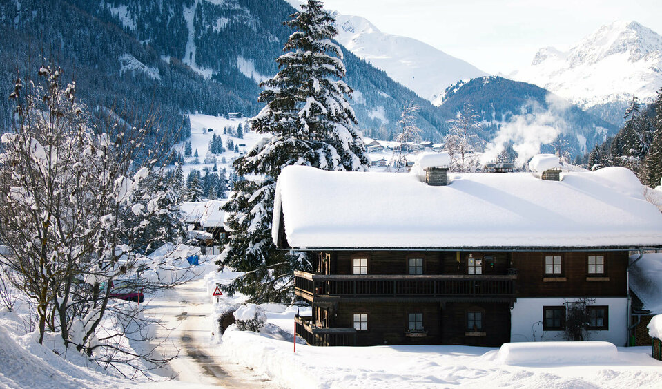 Schnee so weit das Auge reicht