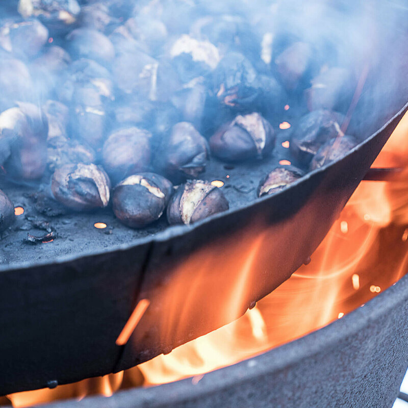 Maroni grillen im Advent beim Brückenwirt in Heinfels