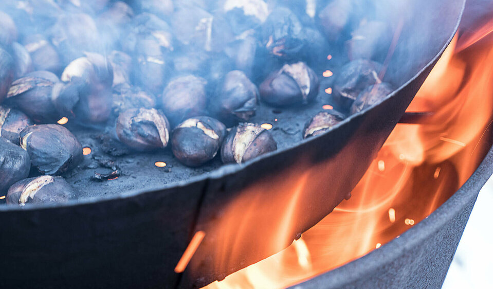 der Duft von gerösteten Maroni