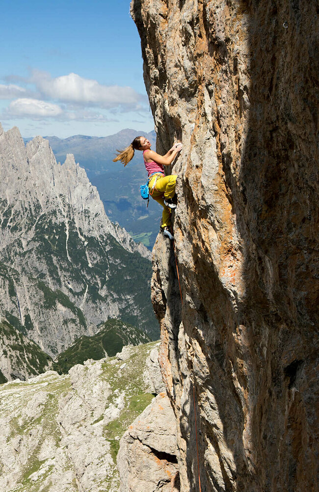 Sport klettern Roterturmlienzerdolomiten