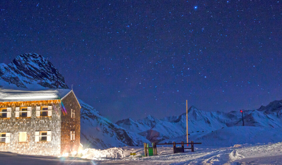 Il rifugio Essener e Rostocker Hütte
