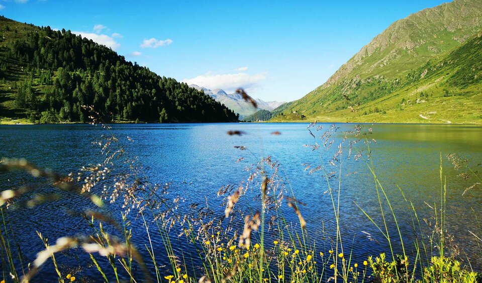 Der Obersee am Staller Sattel...