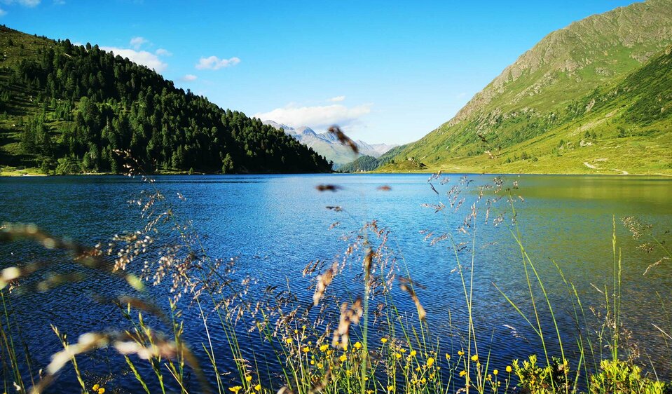Il lago "Obersee" nel passo stalle