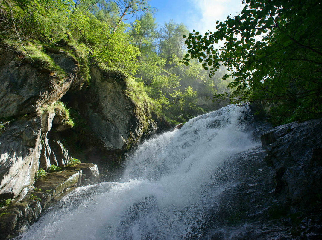 Iseltrail in Osttirol Zopatnitzenwasserfall