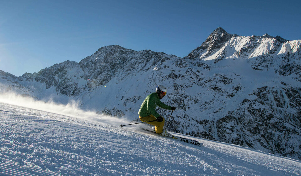 Perfekt präparierte Pisten