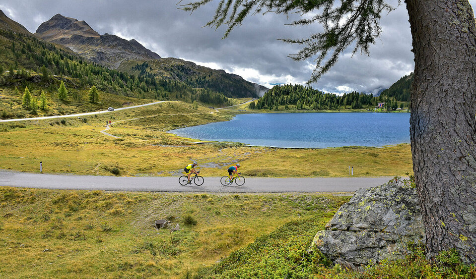 Die Bikestrecke "Rund um den Rieserferner"...
