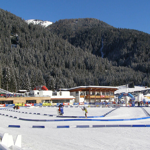Biathlonzentrum Obertilliach mit Strafrunde