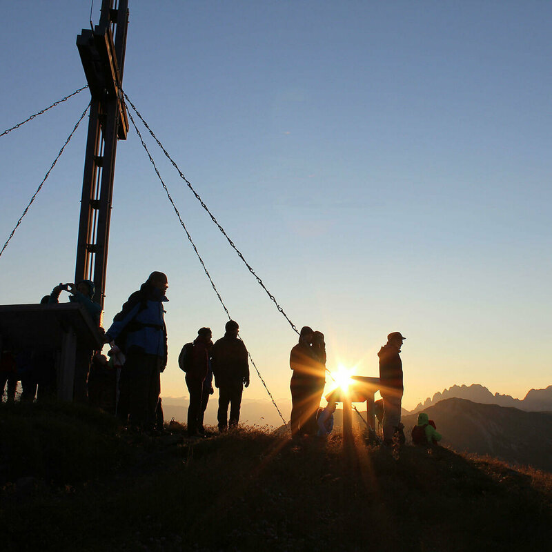 Sonnenaufgang am Golzentipp