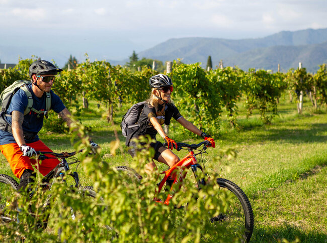 Radfahren Parkade Weinberg