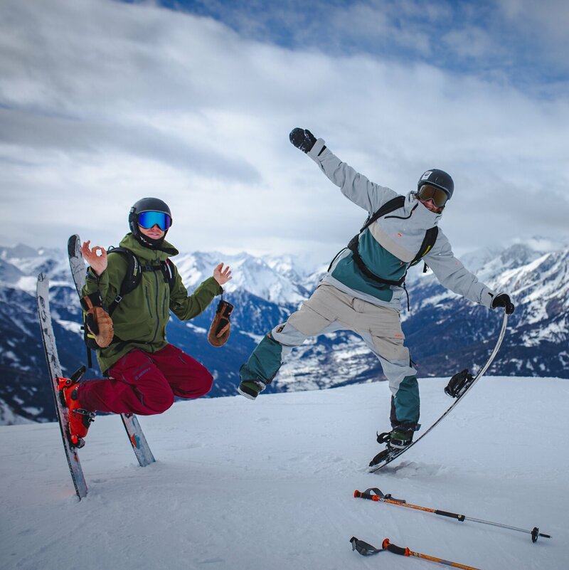 Spaß beim Freeriden im Großglockner Resort