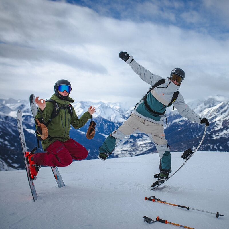 Spaß beim Freeriden im Großglockner Resort