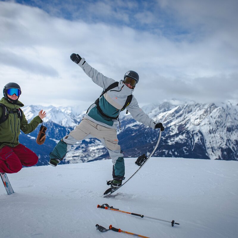 Spaß beim Freeriden im Großglockner Resort