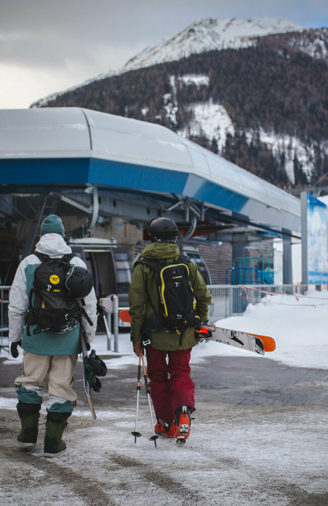 Freeriden im GG Resort - Talstation