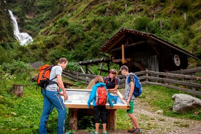 Wanderung am Wassererlebnisweg St. Jakob i. D. mit der Endstation am Wasserfall Stallebach