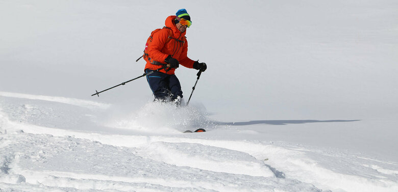 Steve House beim Freeriden in Osttirol
