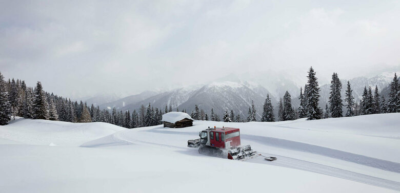 Dorfberg Loipe bei tiefwinterlichten Verhältnissen