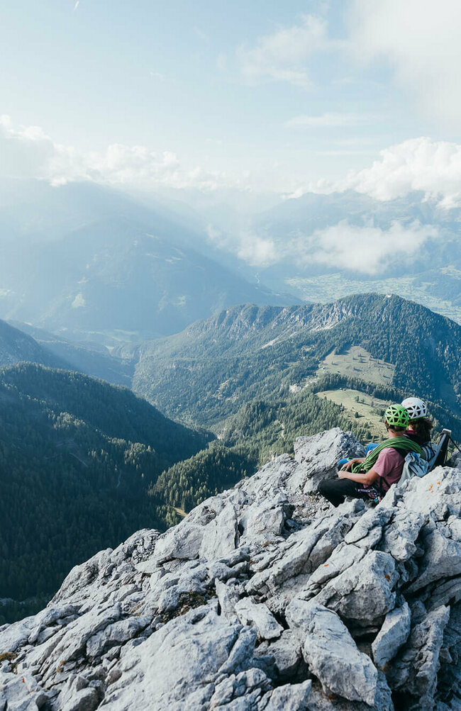 Mehrseillaengen Alpenrautekaminlienzerdolomiten