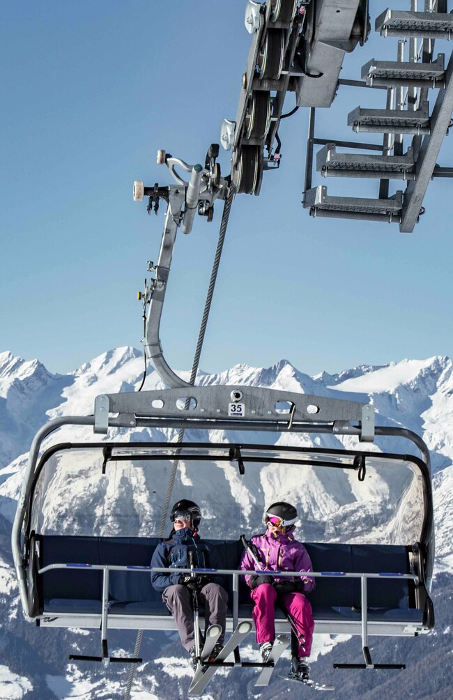 Sesselliftfahrt im Großglockner Resort
