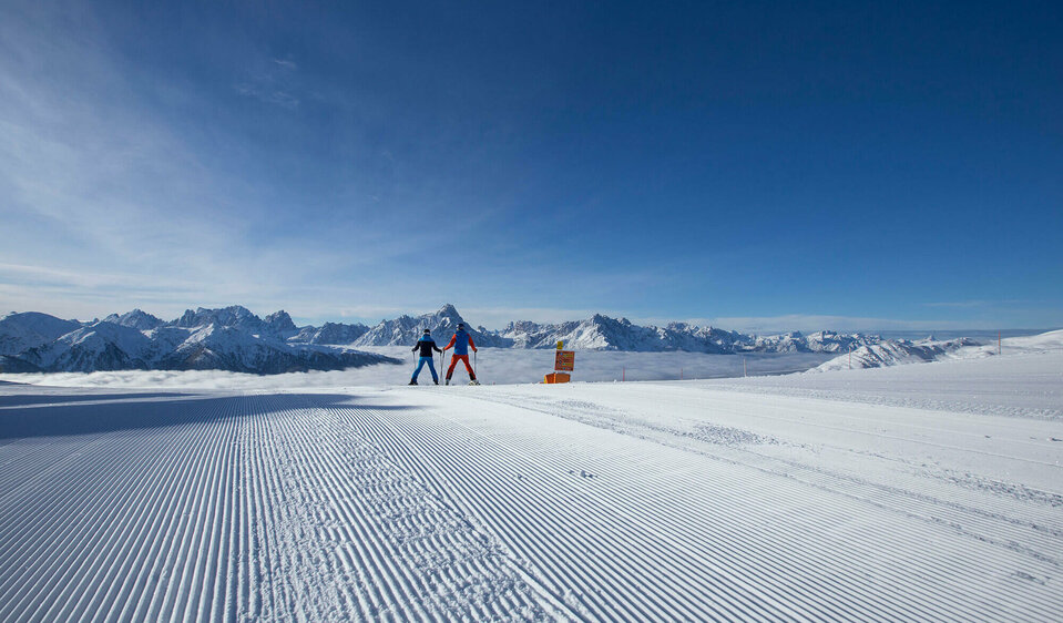Fabelhafte Ausblicke im Skizentrum Sillian Hochpustertal