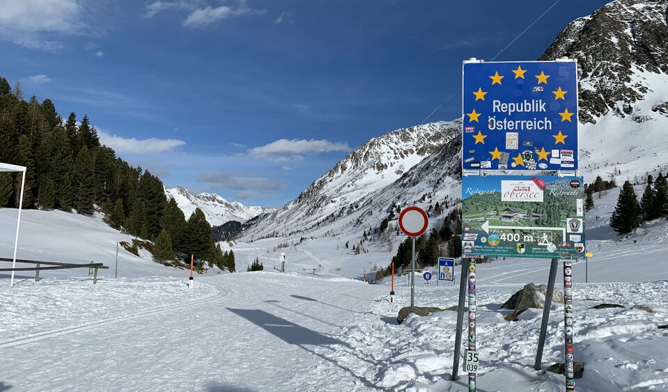 Im Winter ist der Staller Sattel...