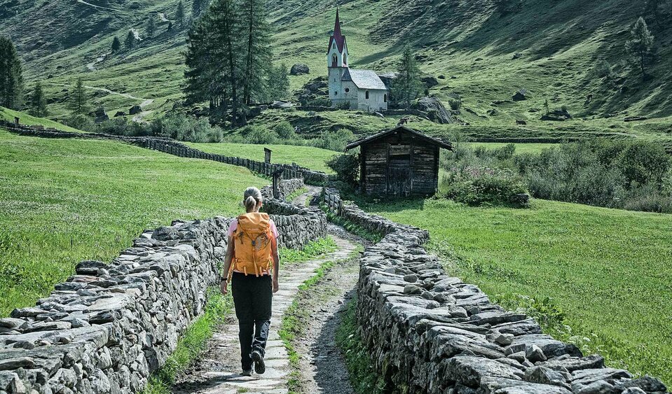 pittoresco valle Windtal in Alto Adige