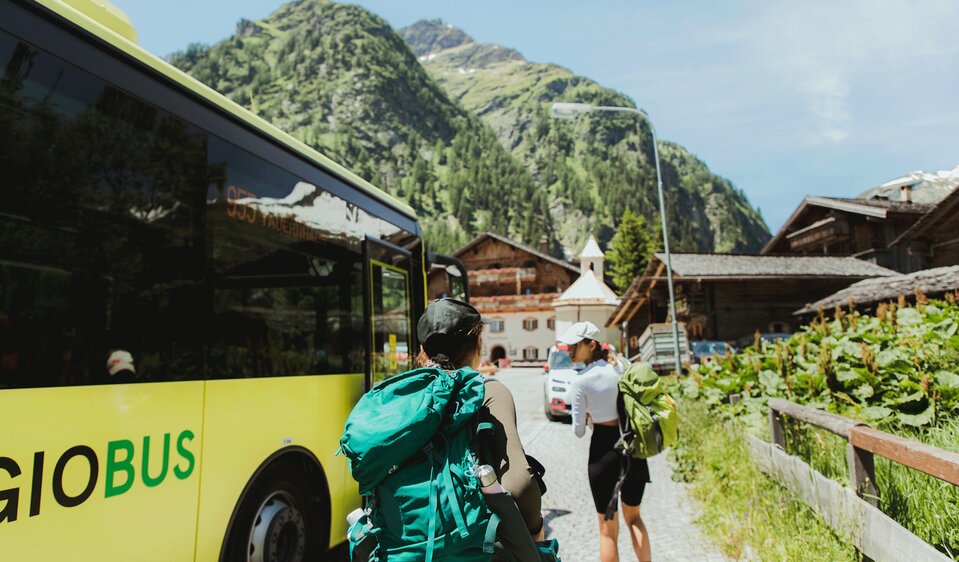 Mit dem Bus unterwegs